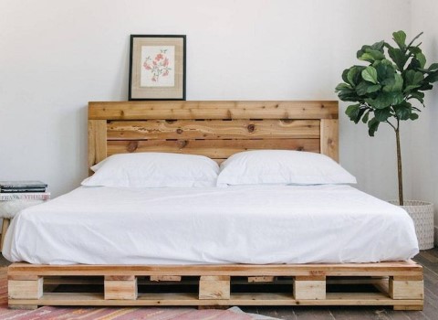 قیمت پالت چوبی تخت خواب + خرید باور نکردنی